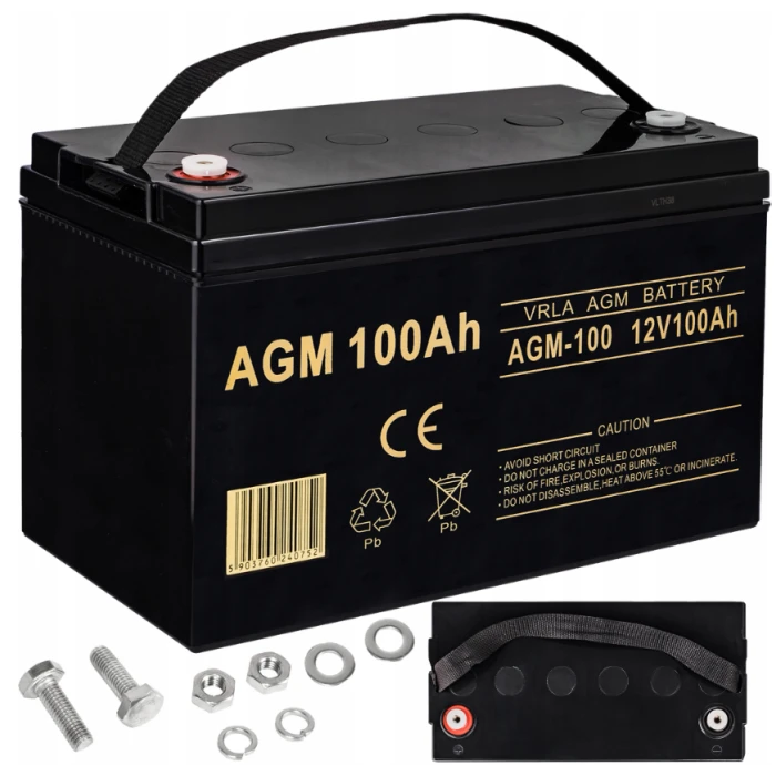 AGM Акумулятор 100Ah 12V VOLT VRLA (6AKUXAG100)