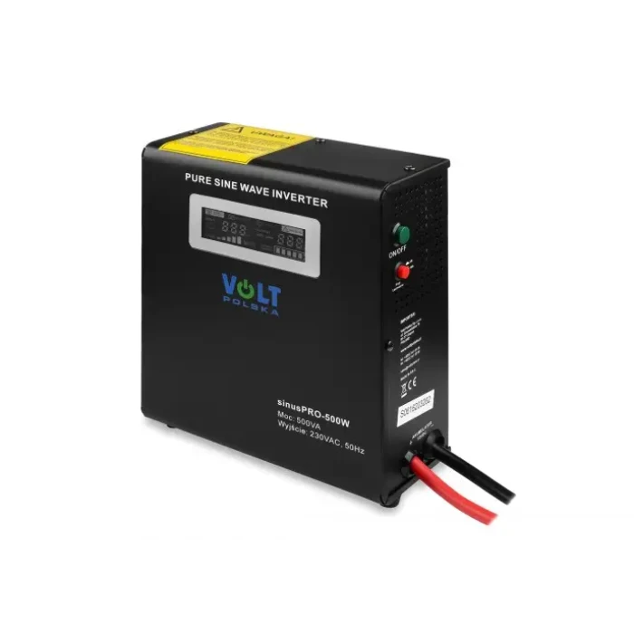 Гібридний ДБЖ/інвертор Volt Polska SINUS PRO 500 W 12/230V 300/500W (3SP095012W)