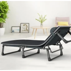Раскладная кровать (раскладушка) с подушкой LEOBRO Темная полоска (FB-S02-PM)