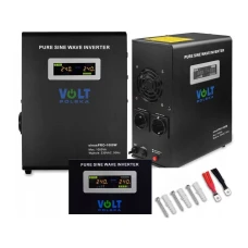 Комплект Volt Polska SINUS PRO 1000 W 12/230V 700/1000W + Акумулятор VOLT AGM VRLA 100Ah 12V