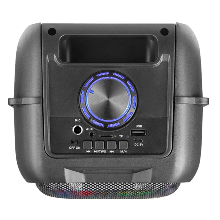 Караоке-блютуз колонка Tracer Rocket TWS Black 16W (TRAGLO46925)