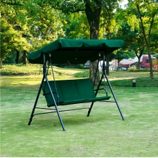 Водонепроникна гойдалка з подушками на 3 особи LEOBRO Зелена