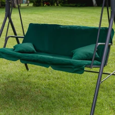 Гойдалка з подушками на 3 особи LEOBRO Green
