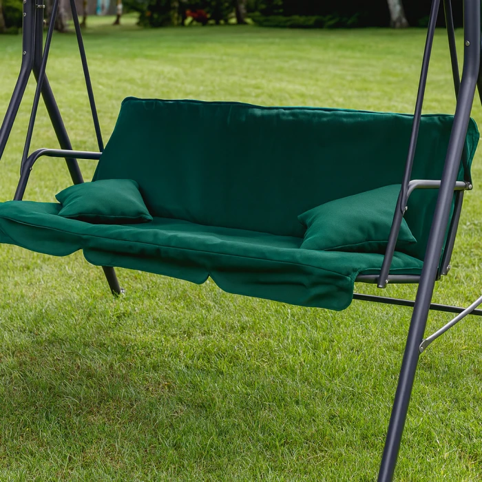 Гойдалка з подушками на 3 особи LEOBRO Green