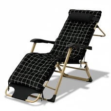 Розкладне крісло ліжко з оксамитовим матрацом LEOBRO (LB-FCB-G5-PAT)