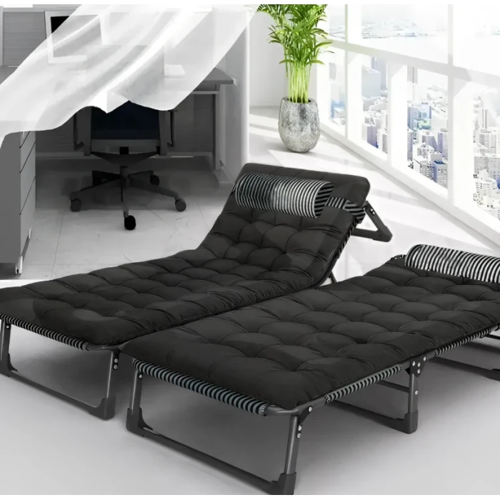 Раскладная кровать (раскладушка) с матрасом и подушкой LEOBRO Striped (LB-FB-A1-STR)