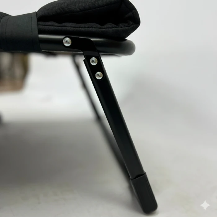 Розкладне ліжко (розкладачка) з оксамитовим матрацом і подушкою LEOBRO (LB-FB-A3-PAT)