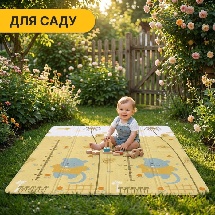Дитячий ігровий килимок LEOBRO 180 x 200 x 1 см (LB-1033)