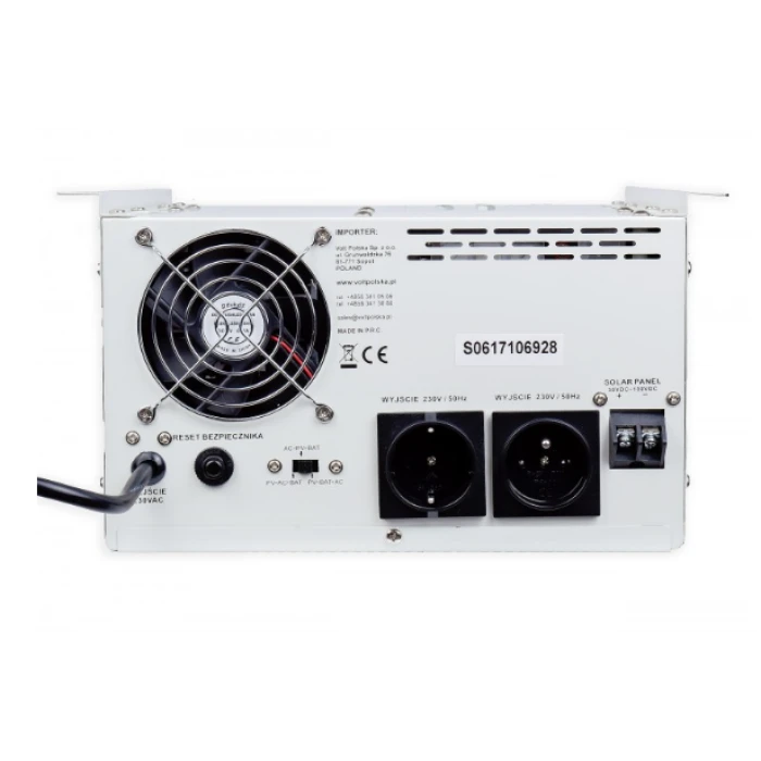 Солнечный инвертор Volt Polska SINUS PRO 2500 S 24/230V 1800/2500W + 40A MPPT 100V (3SPS250024)