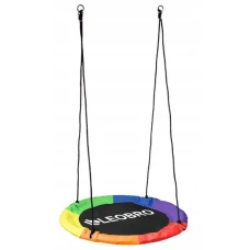 Садова гойдалка гніздо LEOBRO 100см (Різнокольорова)
