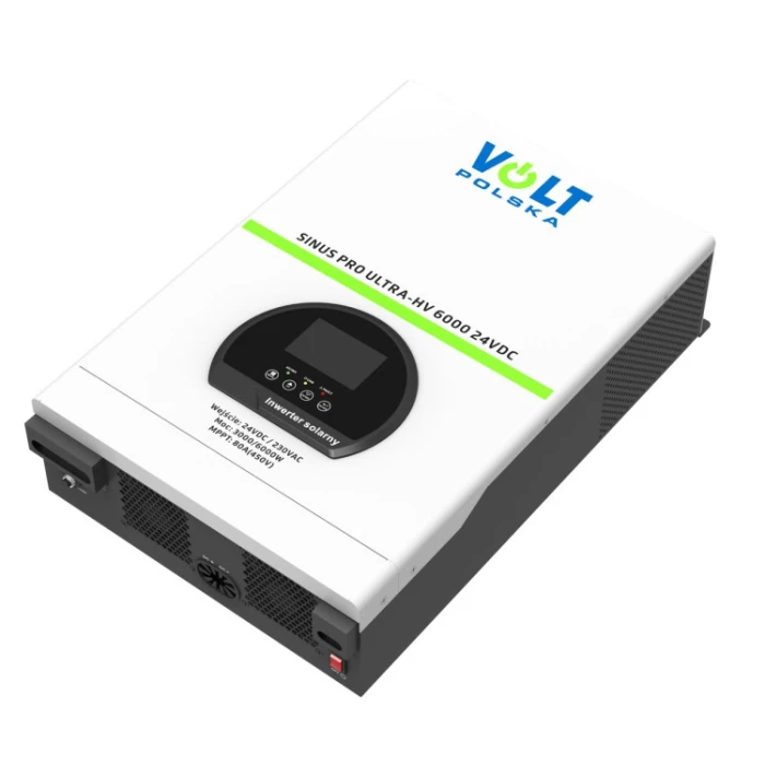 Сонячний інвертор Volt Polska ULTRA-HV 6000 24/230V (3000/6000W) + 80A MPPT (450V) (3SSHV30024)