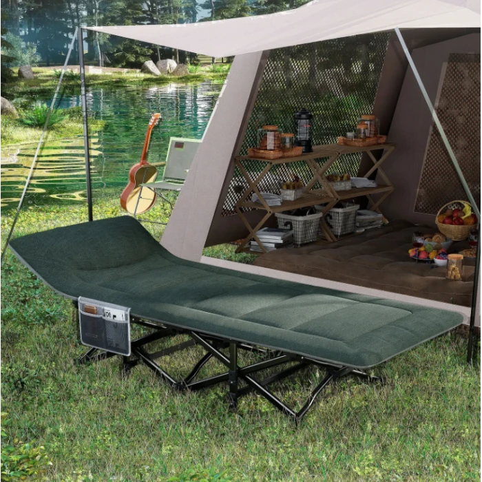 Розкладачка для туризму LEOBRO зелена (CC-S11)