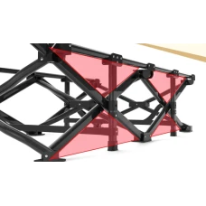 Раскладушка для туризма LEOBRO зеленая (CC-S11)