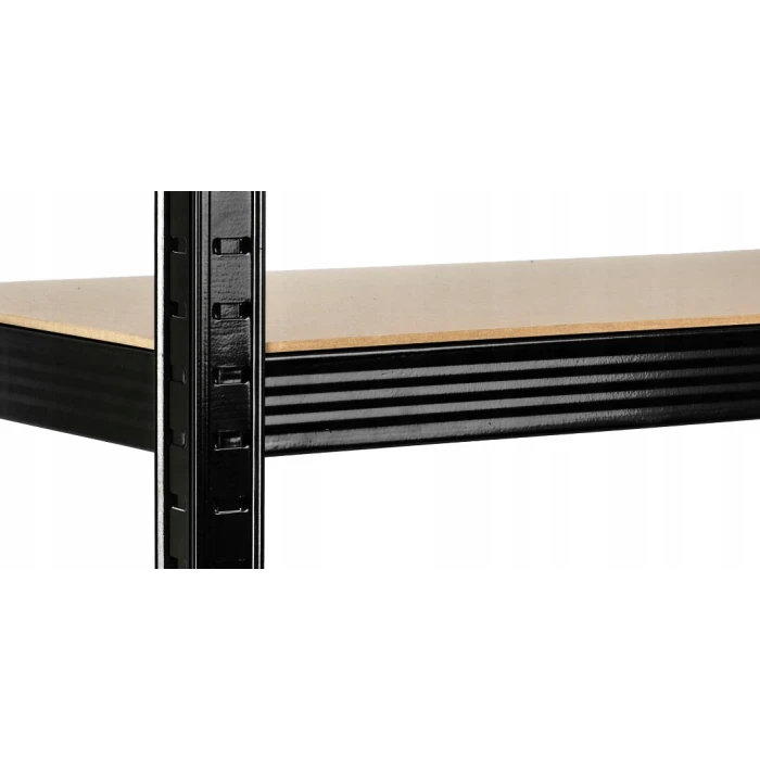 Стелаж LEOBRO Чорний 180 х 90 х 40 см, 265кг/полиця, 5 полиць (LB-R265-BLK)