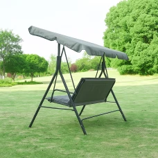 Водонепроникна гойдалка з подушками на 3 особи LEOBRO Сіра