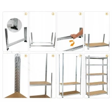 Стелаж LEOBRO Premium 180 х 90 х 40 см, 200кг/полиця, 5 полиць (LB-R106)