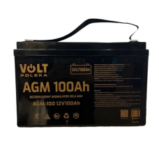 Комплект Volt Polska SINUS PRO 1100 E PLUS 12/230V 700/1100 + Аккумулятор AGM 12V 100 Ah