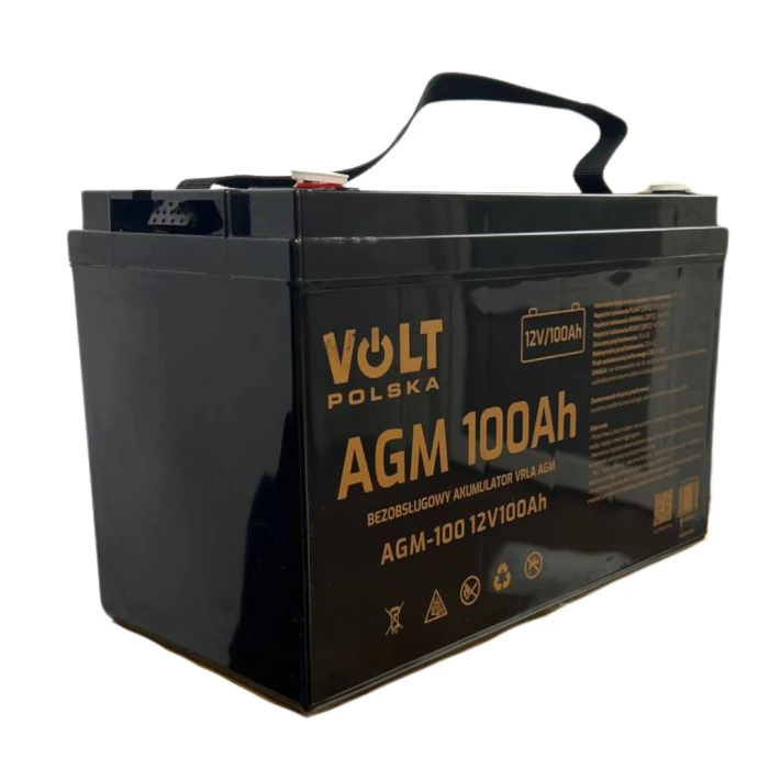 Комплект Volt Polska SINUS PRO 1100 PLUS 12/230V 700/1100 + Акумулятор AGM 12V 100 Ah