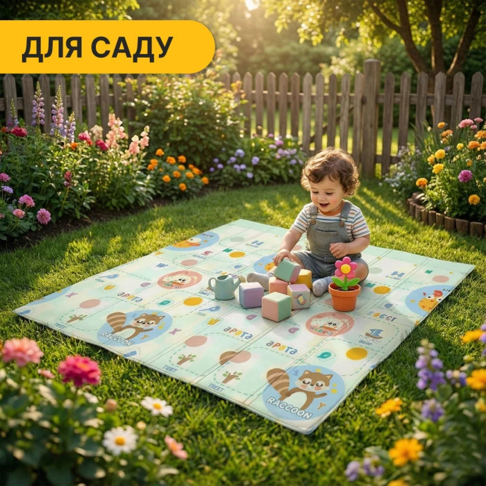 Дитячий ігровий килимок LEOBRO 180 x 200 x 1 см (LB-1034)