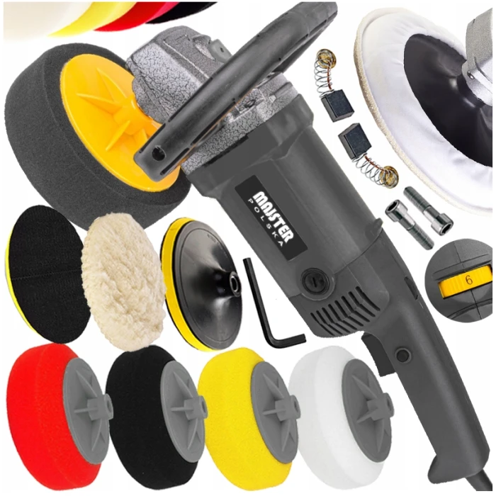 Машинка полірувальна MAJSTER POLSKA MP0441 2,6KW + 4 губки