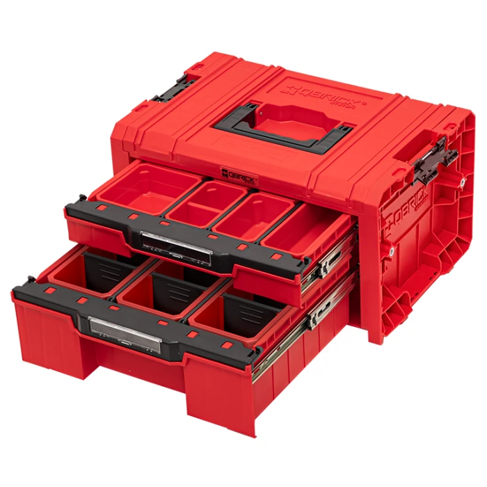 Ящик для инструментов Qbrick System PRO Drawer 2 Toolbox 2.0 Expert RED (5901238257486)