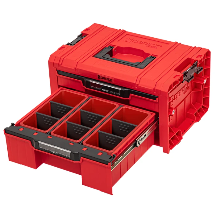 Ящик для инструментов Qbrick System PRO Drawer 2 Toolbox 2.0 Expert RED (5901238257486)