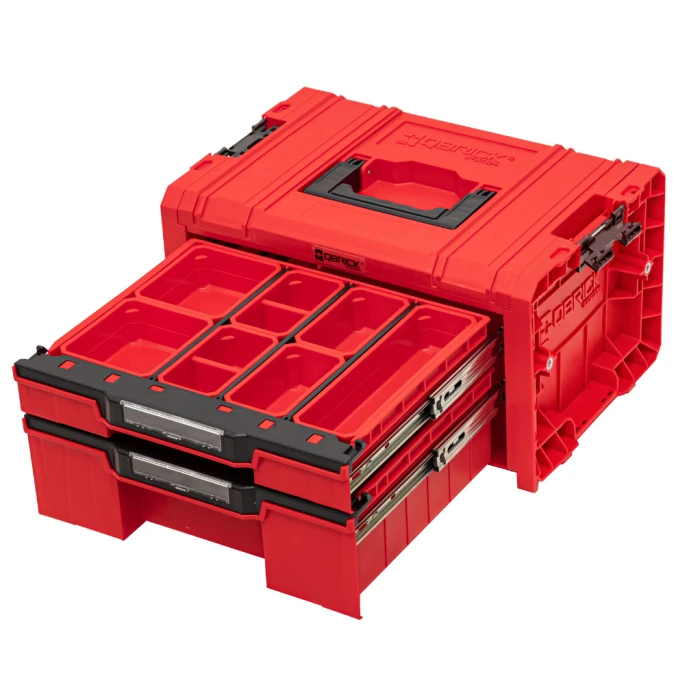 Ящик для инструментов Qbrick System PRO Drawer 2 Toolbox 2.0 Expert RED (5901238257486)