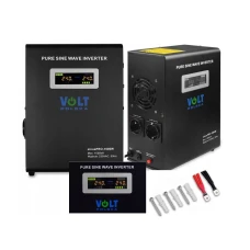 Комплект Volt Polska SINUS PRO 800 W 12/230V 500/800W + Акумулятор VOLT AGM VRLA 100Ah 12V