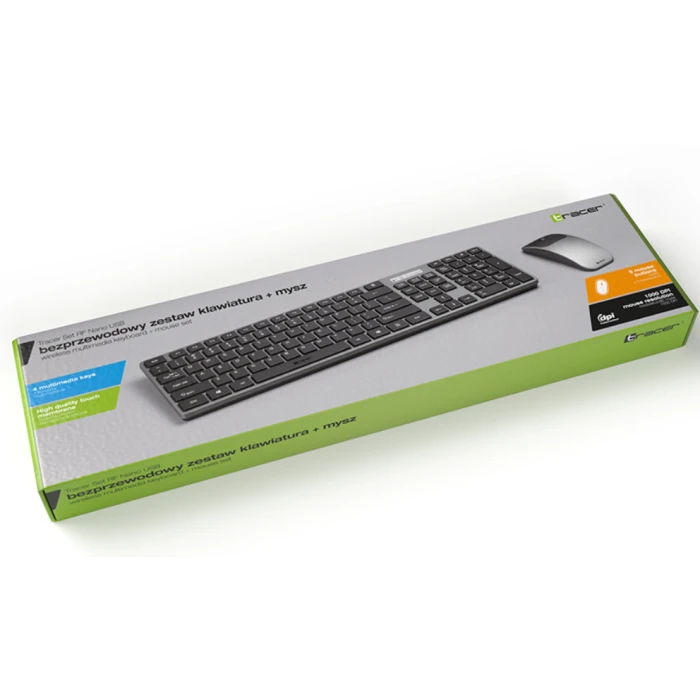 Комплект (клавіатура + миша) Tracer RF Nano USB (TRAKLA46773)