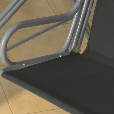 Гойдалка з подушками на 3 особи LEOBRO Relax Black