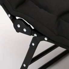 Раскладная кровать (раскладушка) со встроенным матрасом LEOBRO Black (LB-FB-M1-BLK)