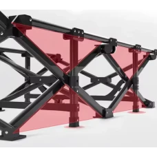 Туристична похідна розкладачка з Mesh-матрацом LEOBRO Black (LB-CC-L1-BLK)