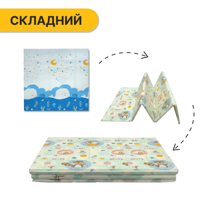 Дитячий ігровий килимок LEOBRO 150 x 180 x 1 см (LB-1014)