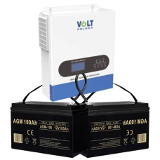 Комплект Volt Polska ULTRA PLUS 7000 24/230V (3500/7000W) + 2 шт Акумулятор VOLT VRLA 100Ah 12V