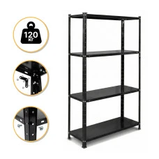 Стелаж з металевими полицями LEOBRO 150 х 75 х 30 см, 35кг/полиця, 4 полиці (LB-R125)