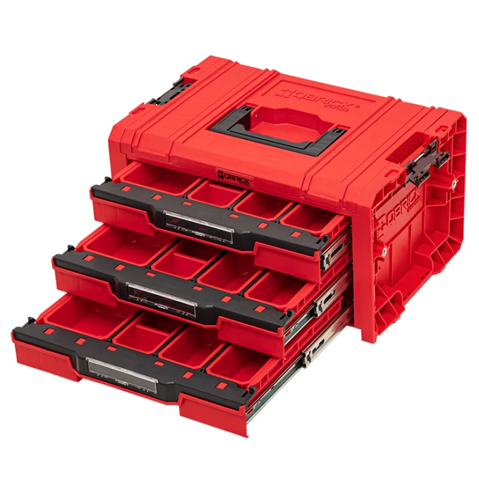 Ящик для інструментів Qbrick System PRO Drawer 3 Toolbox 2.0 Expert RED (5901238257509)