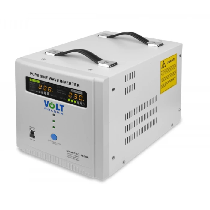 Гібридний ДБЖ/інвертор Volt Polska SINUS PRO 1500 E 12/230V 1000/1500W (3SP091512E)