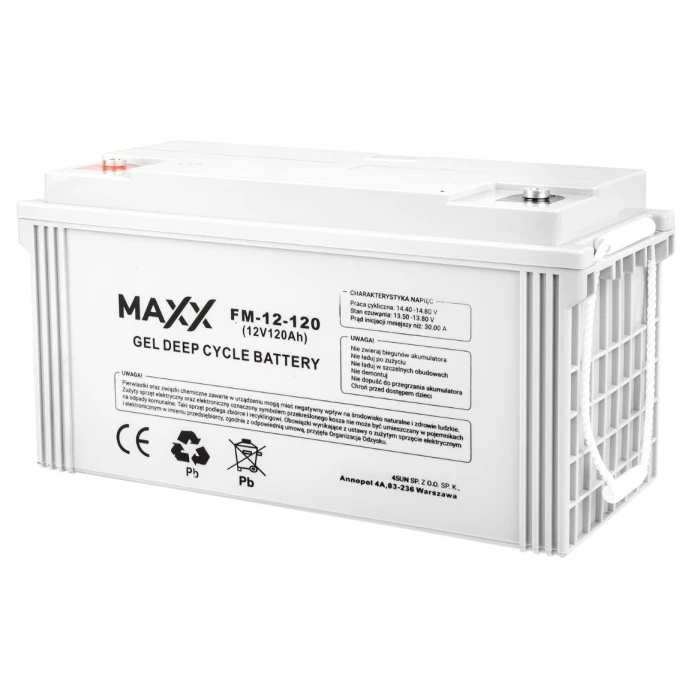 Гелевий Акумулятор 120Ah 12V 4SUN MAXX GEL DEEP CYCLE (12-FM-120)
