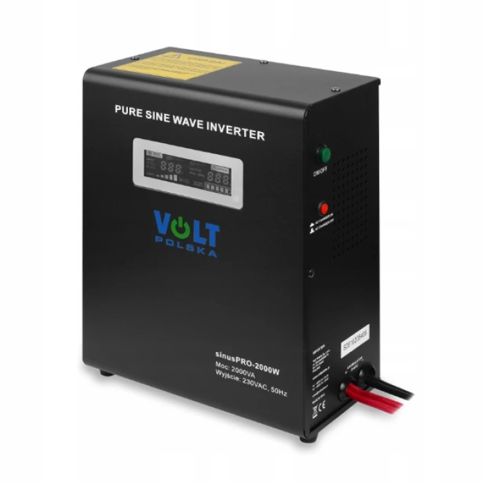 Комплект інвертору Volt Polska SINUS PRO 2000W 1400/2000W + 2 шт Акумулятор VOLT VRLA 100Ah 12V