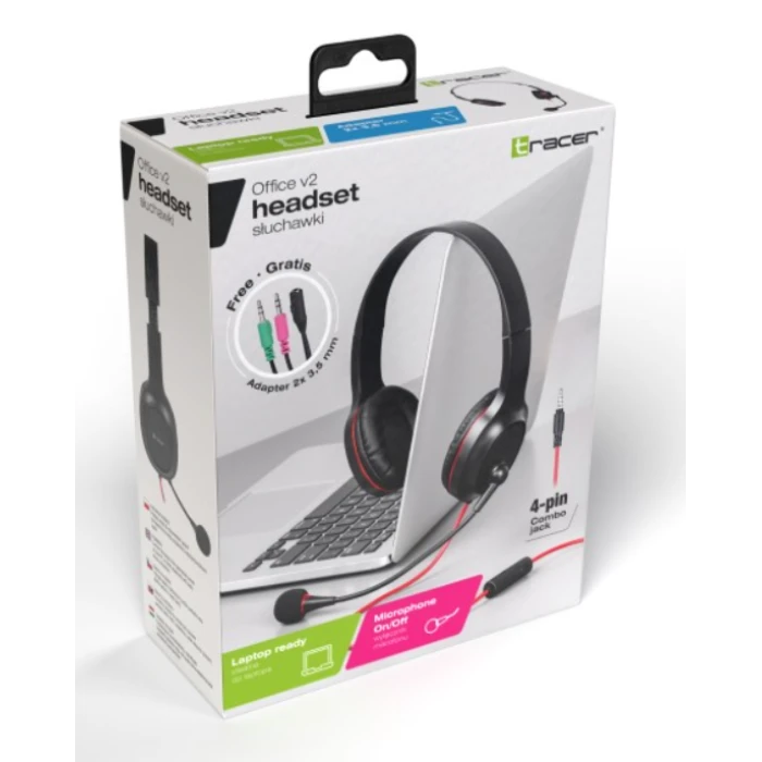 Дротова аудіогарнітура Tracer Office V2 (TRASLU46705)