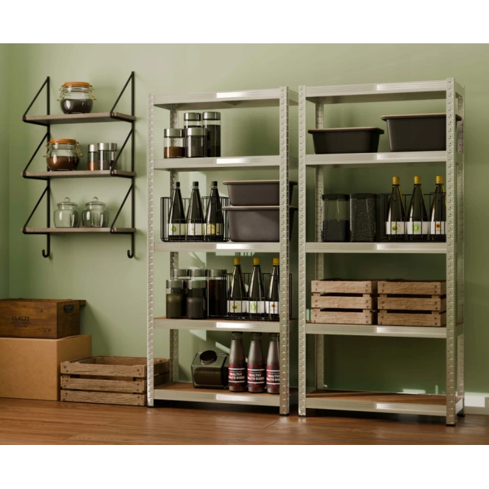 Стелаж LEOBRO Premium 150 х 70 х 30 см, 175кг/полиця, 5 полиць (LB-R112)