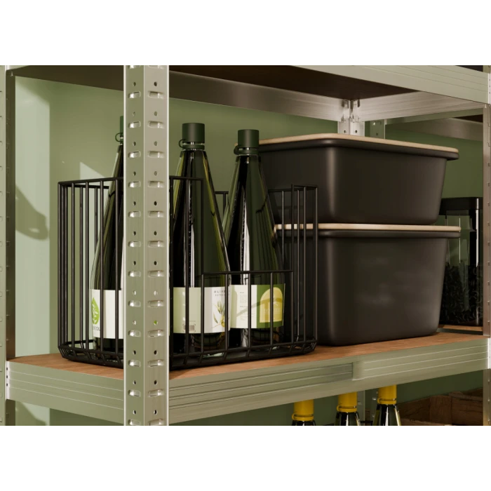 Стелаж LEOBRO Premium 150 х 70 х 30 см, 175кг/полиця, 5 полиць (LB-R112)