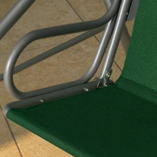 Гойдалка з подушками на 3 особи LEOBRO Relax Green