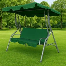 Гойдалка з подушками на 3 особи LEOBRO Relax Green