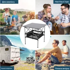 Раскладной туристический стол для пикника LEOBRO 51x52x50 см (LB-FT-A1)