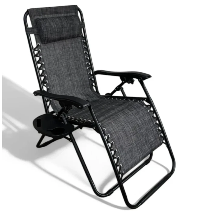 Комплект для відпочинку LEOBRO S, два шезлонги та стіл (LB-ZGC-F1-DGR-FT-A1)