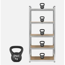 Набір із двох стелажів LEOBRO Premium 150 х 140 х 30 см, 150кг/полиця, 5 полиць (LB-R110Х2)