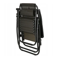 Комплект 2-а розкладні крісла-шезлонга + столик Zero Gravity LEOBRO Plaid (LB-ZGT-F3-PLD)