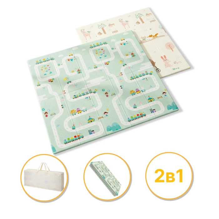 Дитячий ігровий килимок LEOBRO 180 x 200 x 1 см (LB-1038)