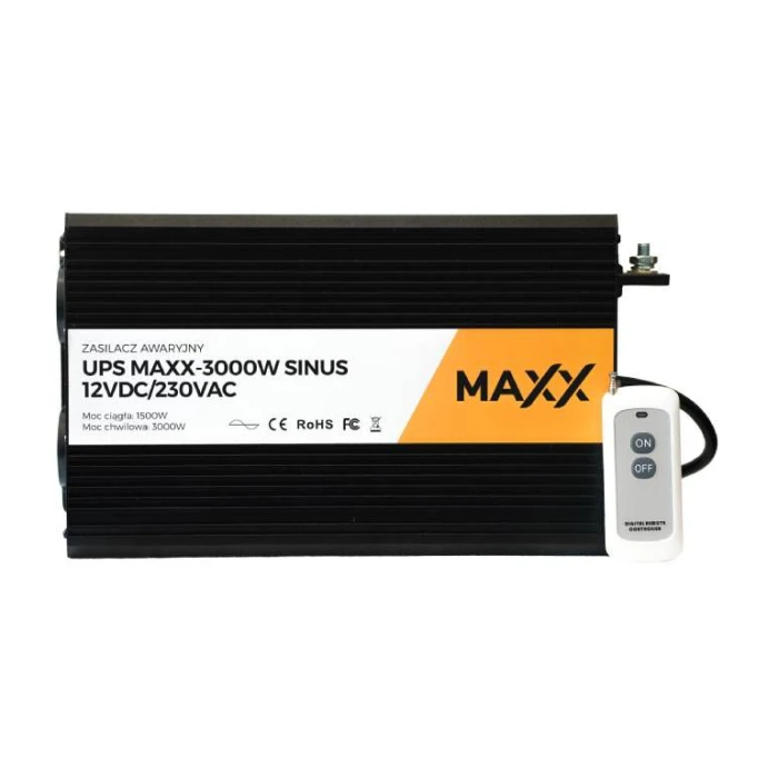 Комплект аварійного живлення 4SUN MAXX SINUS 3000W + Акумулятор VOLT AGM 100Ah (Зарядка 20А)